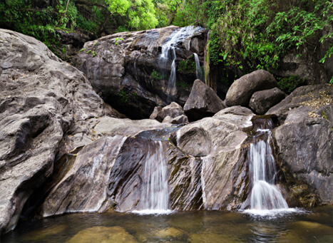 Lakkam Waterfall Munnar, Kerala