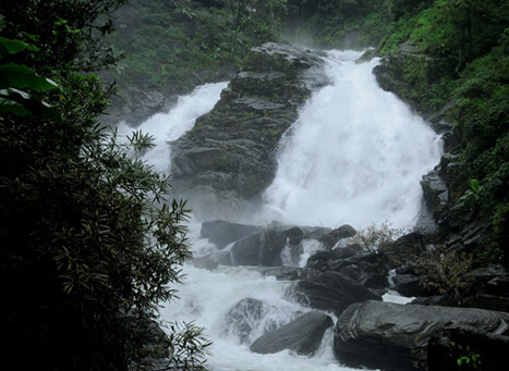 Meenmutty Falls Wayanad, Kerala