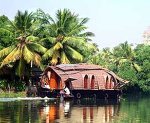 Ashtamudi Lake in Kerala