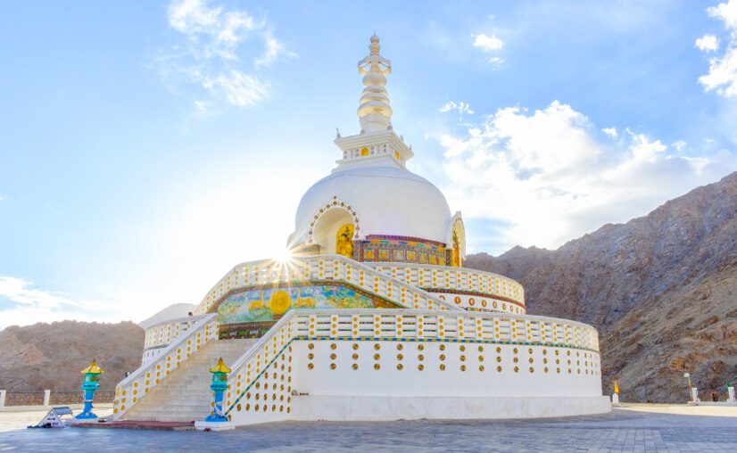 Shanti Stupa in Leh Ladakh | History & Best Time to Visit | Tourist Attraction