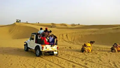 Jeep Safari Tour in Dunes of Rajasthan