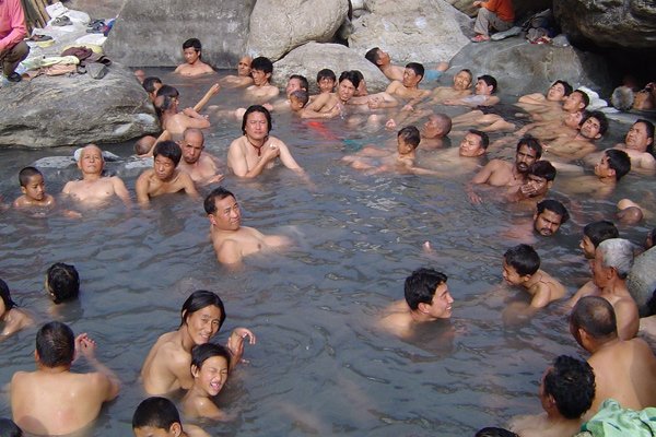 Sulphurous Hot Springs Legship, Sikkim