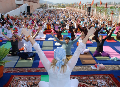 International Yoga Festival in Rishikesh Uttarakhand India